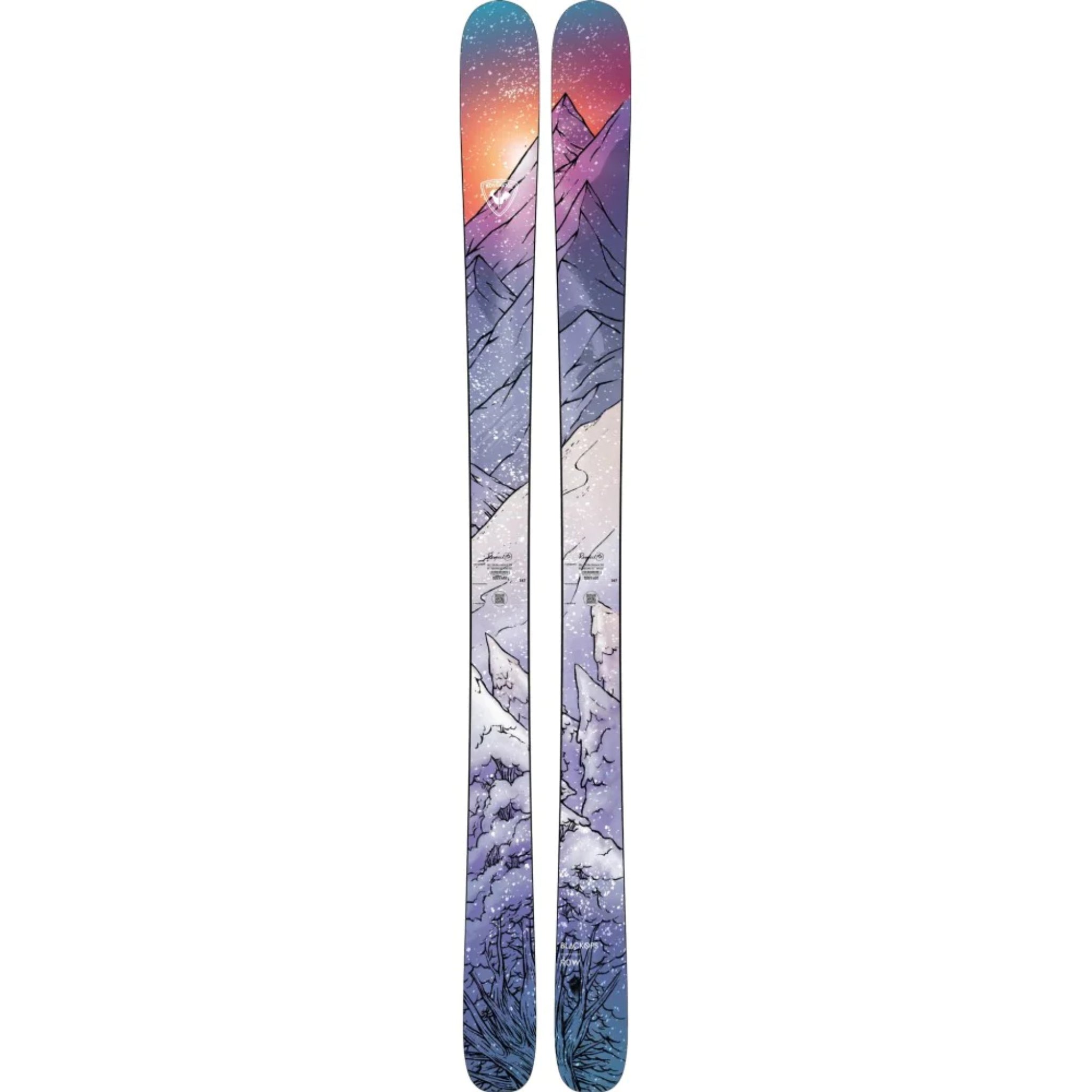 Rossignol Black Ops Womens 90 Ski with Look Xpress 11 Binding MULTI 156