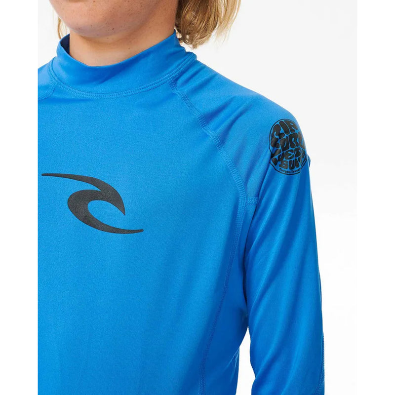 Rip Curl Boys Brand Wave UPF LS Rashie