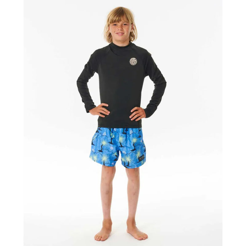 Rip Curl Boys Icons UV Brushed LS Rashie