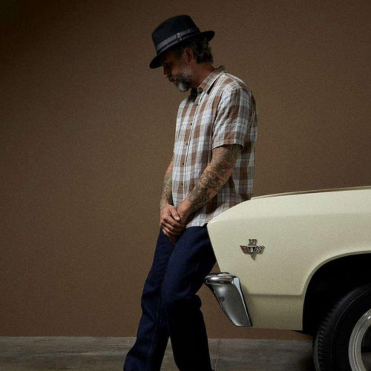 BRIXTON_CRULINEDBLENDRELAXEDFITSHIT_2