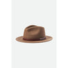 Brixton Messer Fedora Hat - Dark Earth
