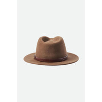 Brixton Messer Fedora Hat - Dark Earth