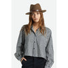 Brixton Messer Fedora Hat - Dark Earth