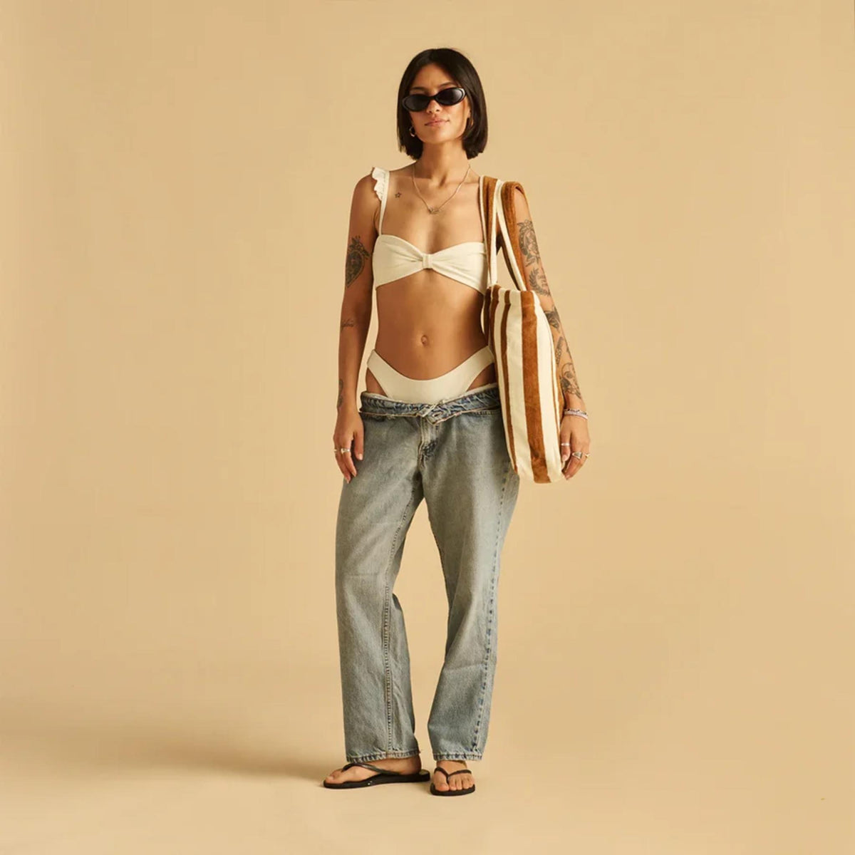 Slowtide Cabana Terry Tote
