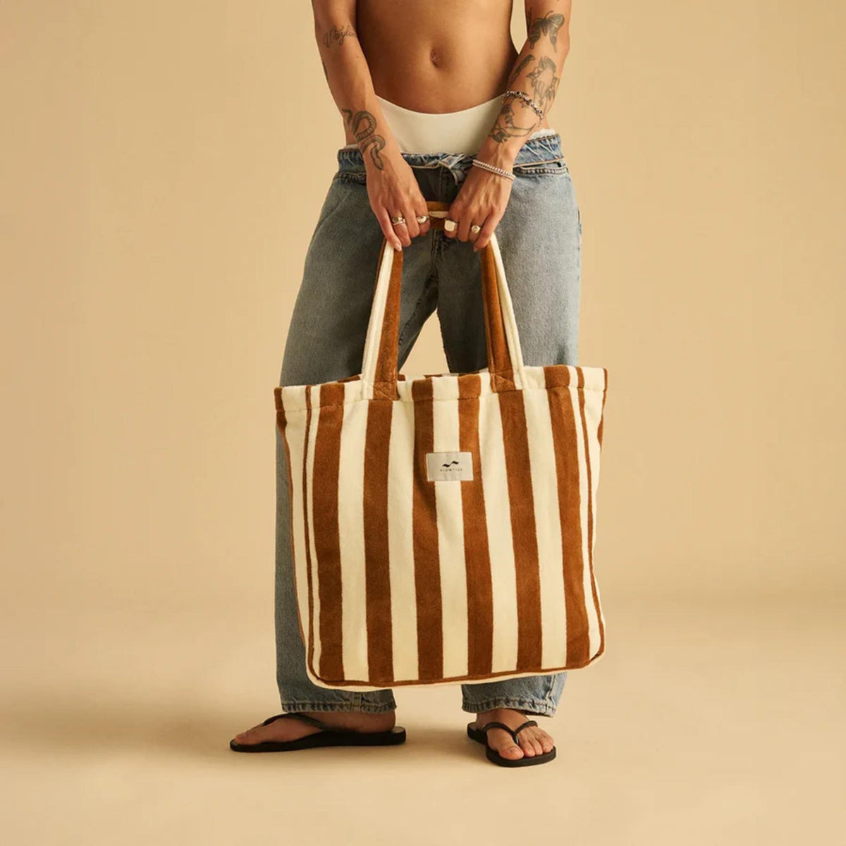 Slowtide Cabana Terry Tote