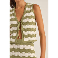 Rhythm Carmen Stripe Knit Vest