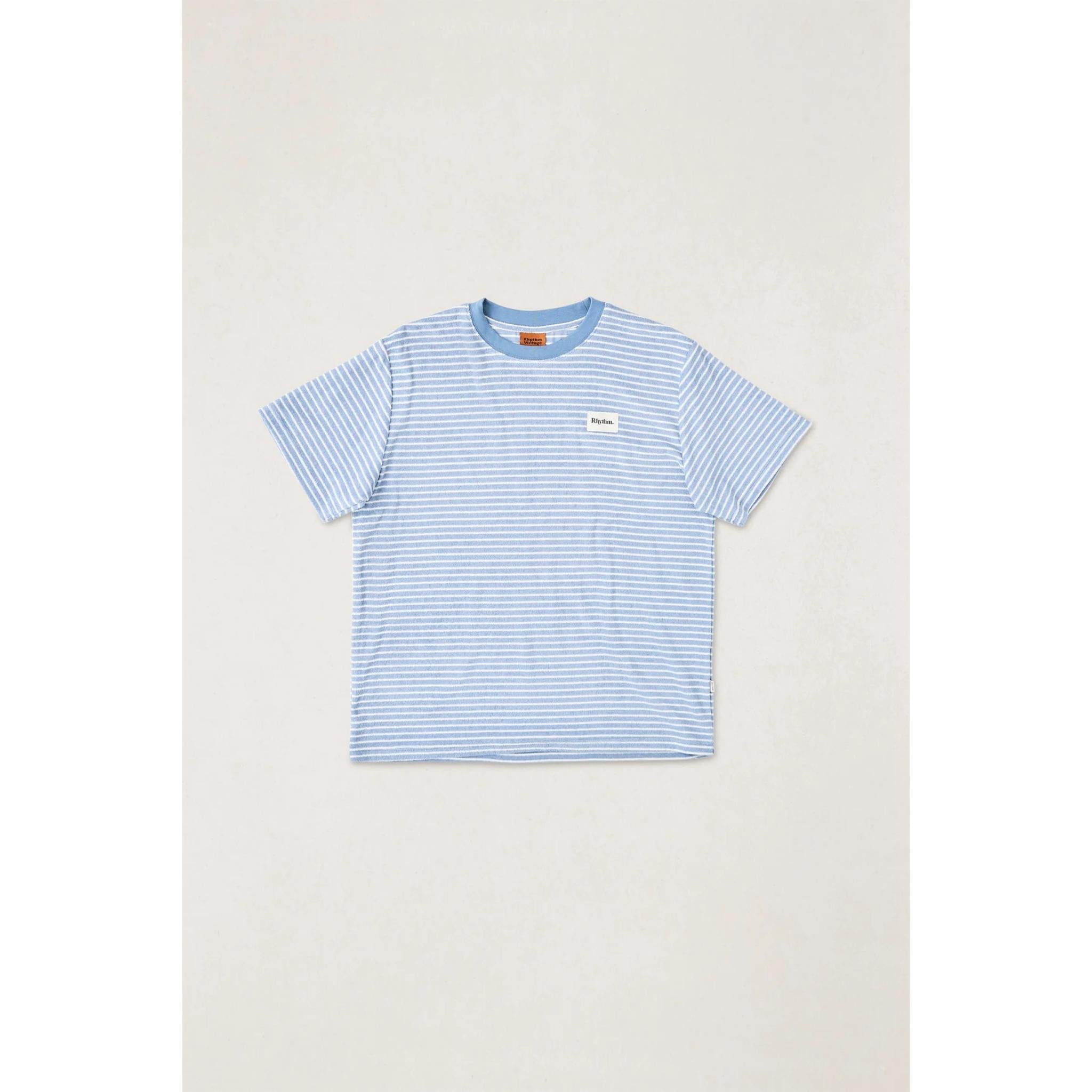 Rhythm Vintage Terry Stripe SS T-Shirt