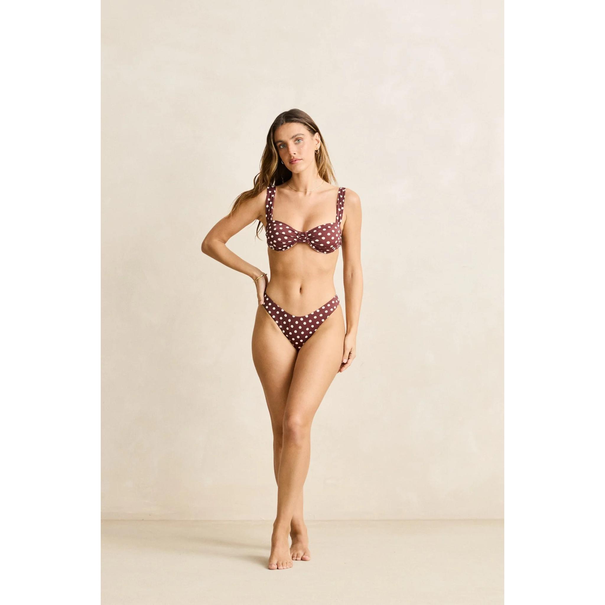 Rhythm Dotti Underwire Balconette Bikini Top