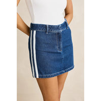 Rhythm Contrast Denim Skirt