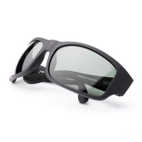 Otis Concrete Wave Sunglasses - Matte Black/Grey Polar