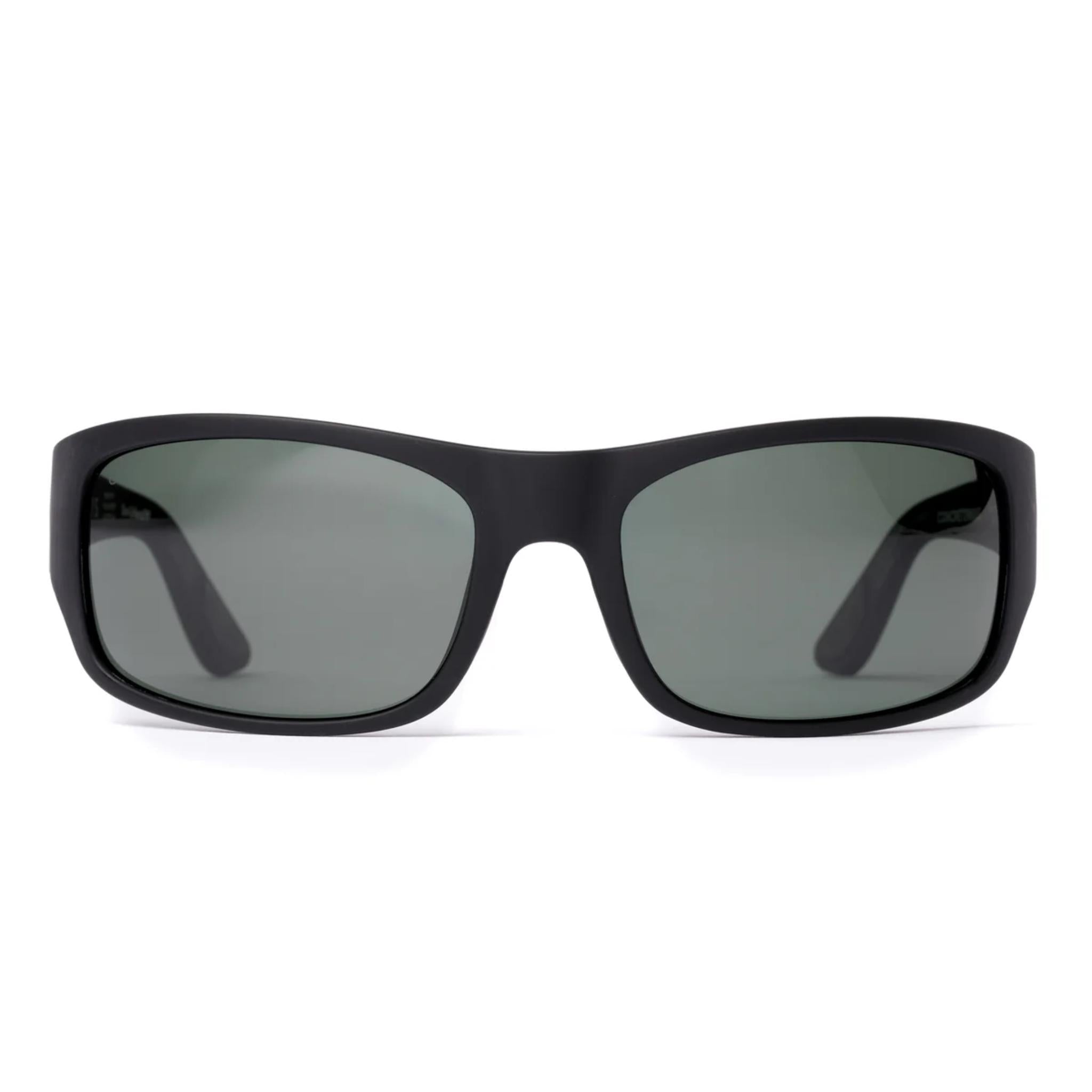 Otis Concrete Wave Sunglasses - Matte Black/Grey Polar