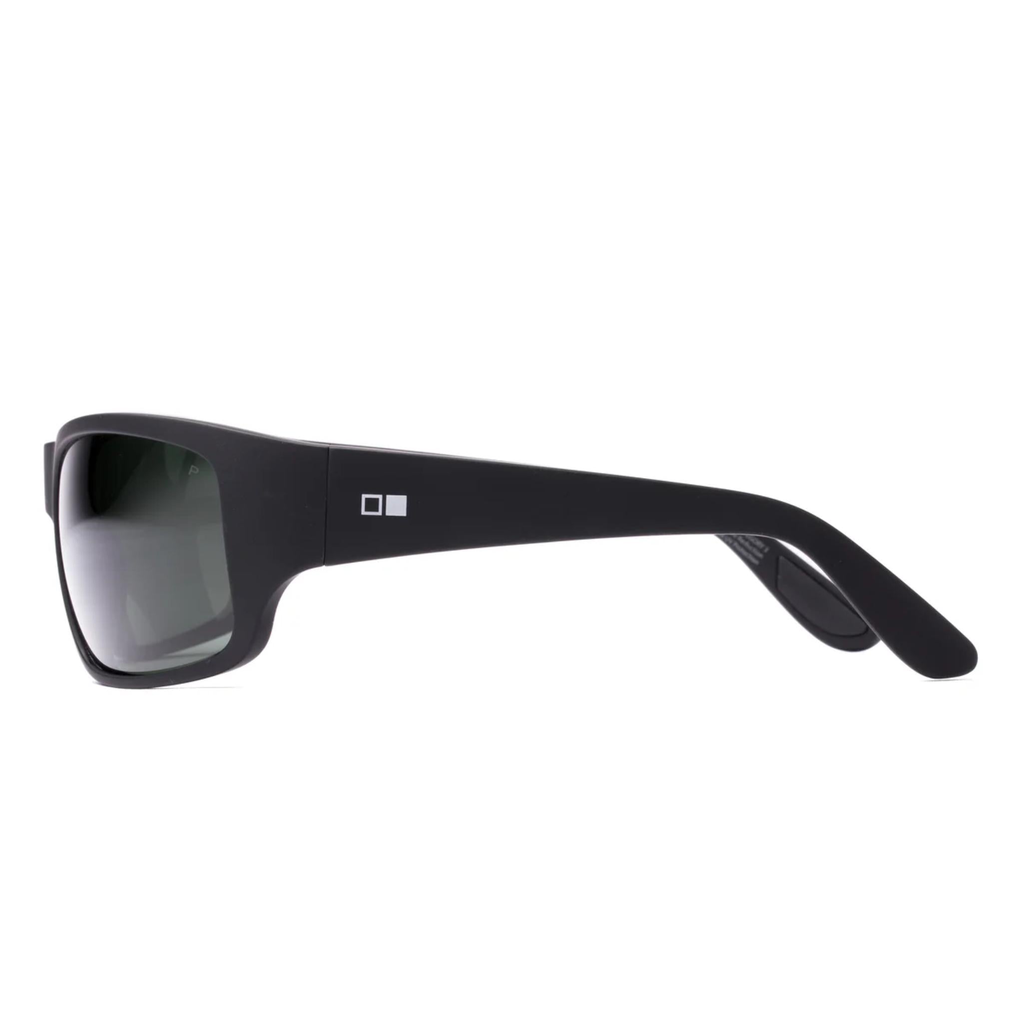 Otis Concrete Wave Sunglasses - Matte Black/Grey Polar