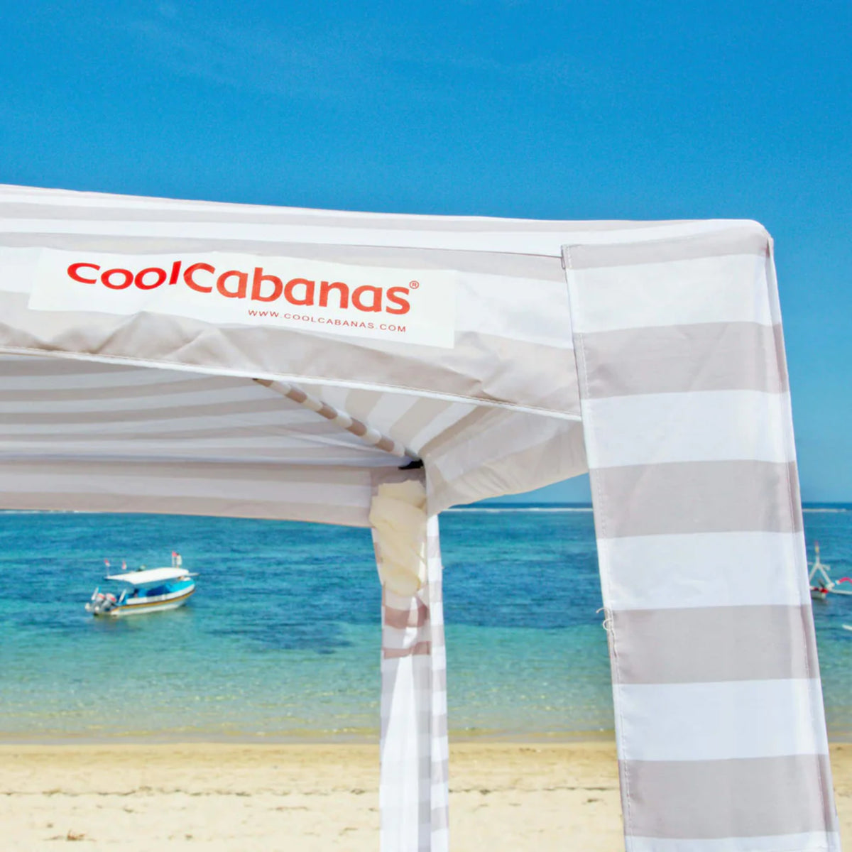 Cool Cabana 5 - Beige Stripes