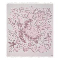 Sand Cloud Coral Turtle - X-Large Beach Towel