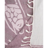 Sand Cloud Coral Turtle - X-Large Beach Towel