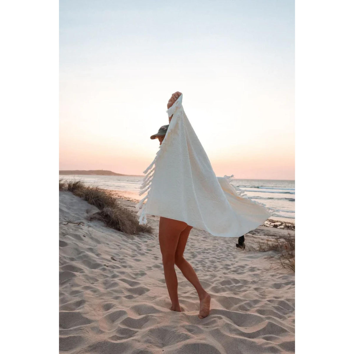 Salty Shadows Sea Salt Cotton Traveller Terry Towel