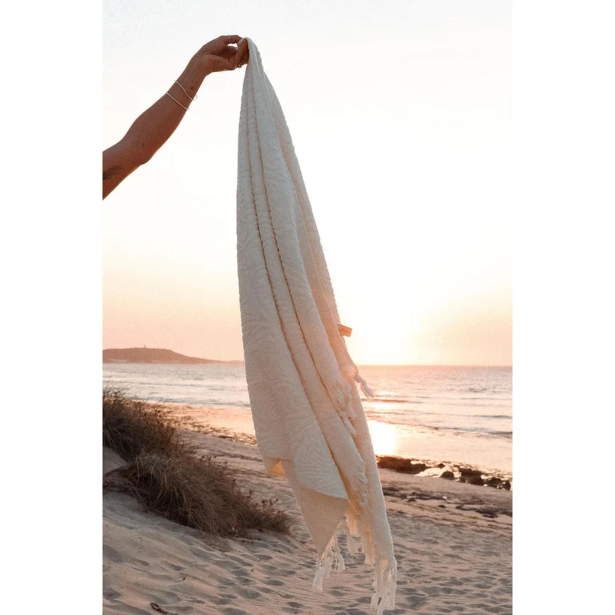 Salty Shadows Sea Salt Cotton Traveller Terry Towel
