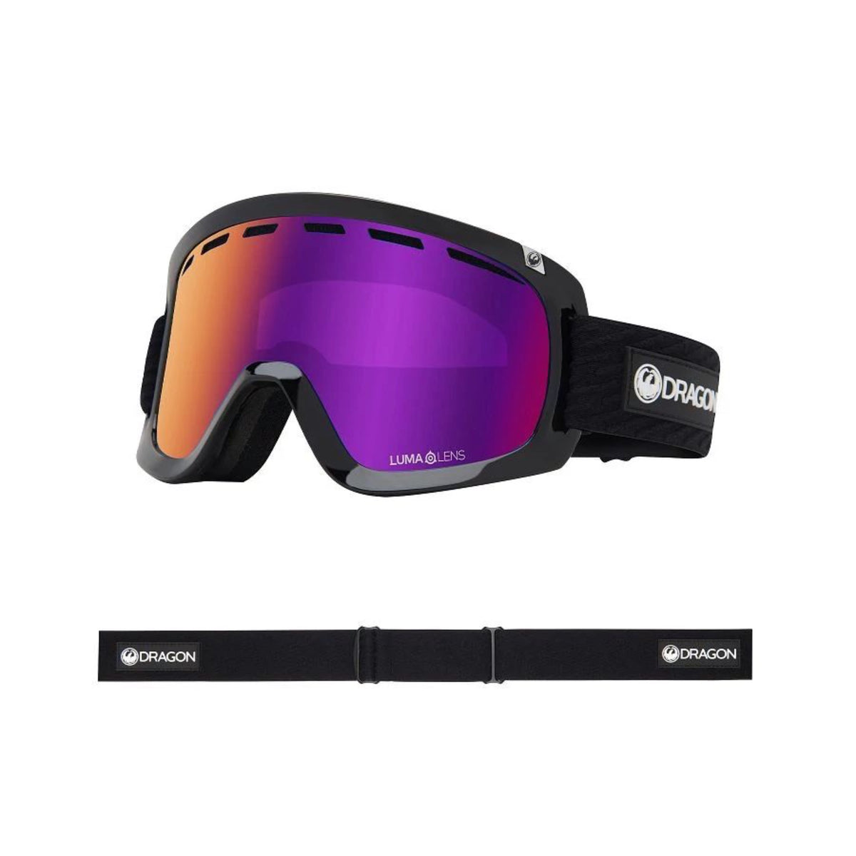 Dragon D1 OTG Goggle - Icon Purple / LL Blue Ion + LL Amber