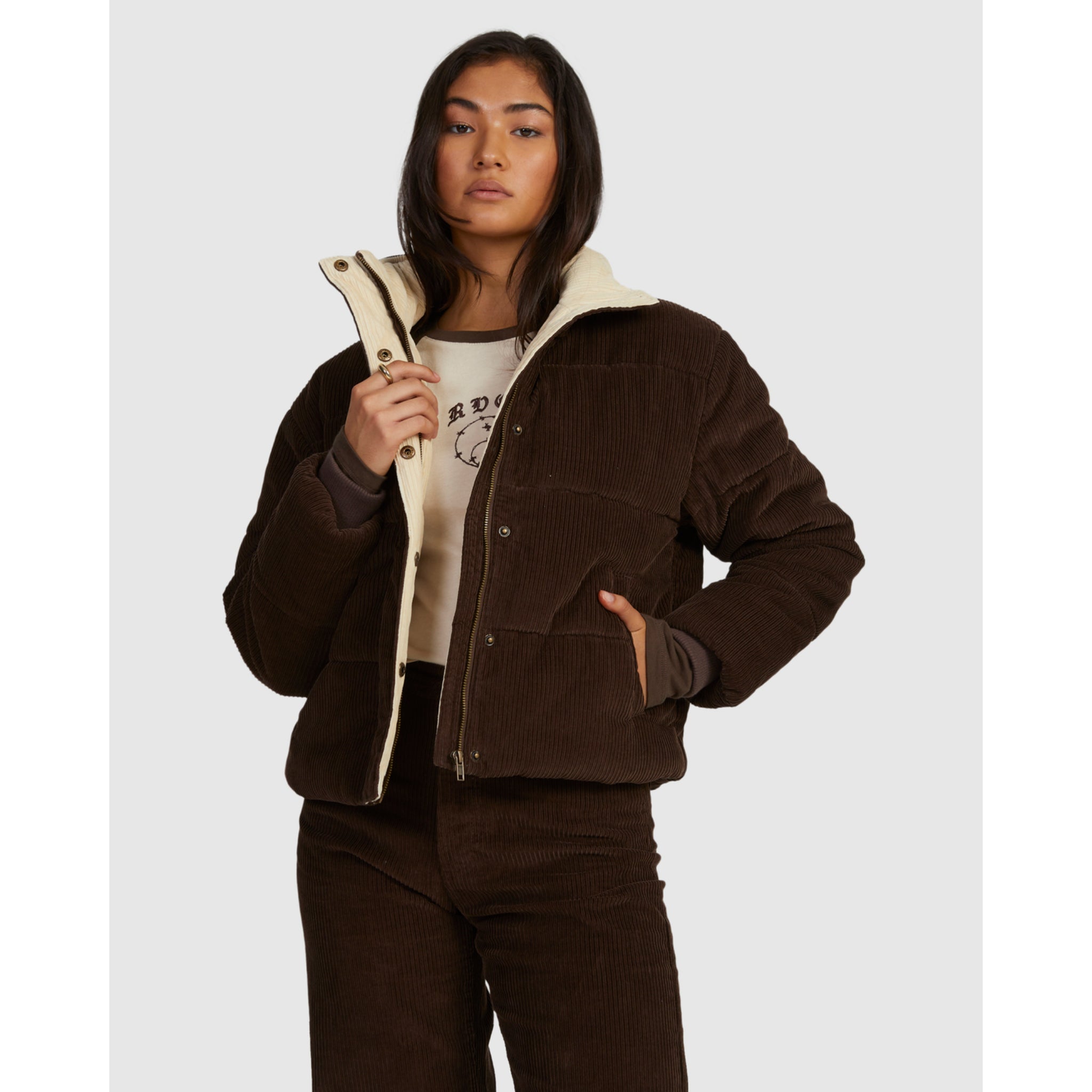 RVCA Womens Eezeh Puffer Jacket