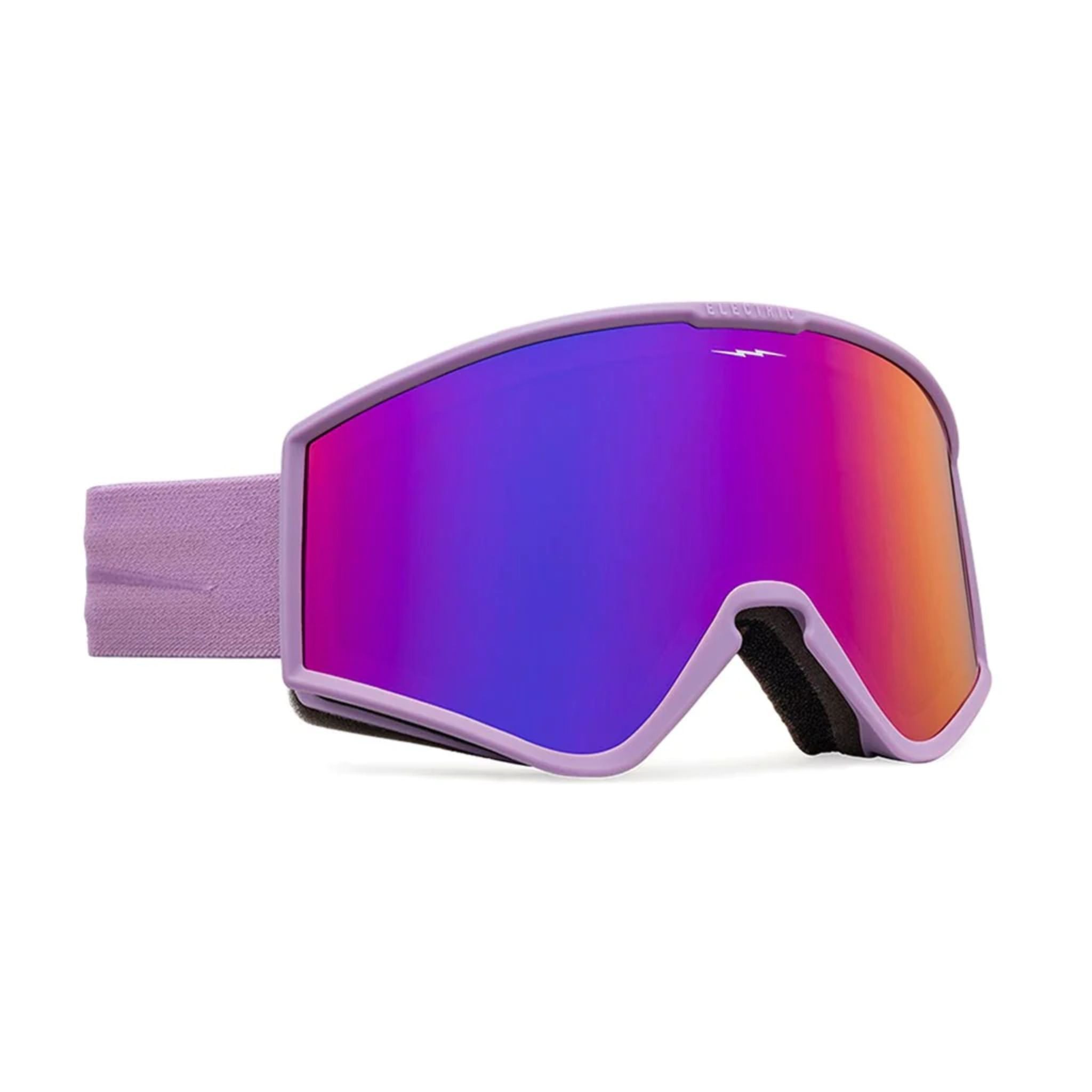 Electric Kleveland SMALL Mauve/Purple Chrome + Yellow
