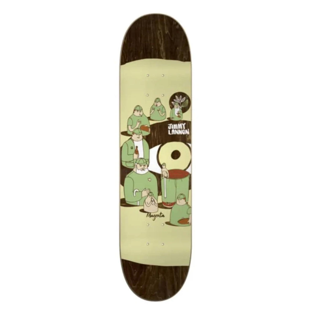 Magenta Extravision Jimmy Lannon Skateboard Deck
