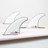 FCS 2 Harley Longboard Tri Fin Set - Cool Grey