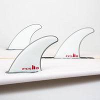FCS 2 Harley Longboard Tri Fin Set - Cool Grey
