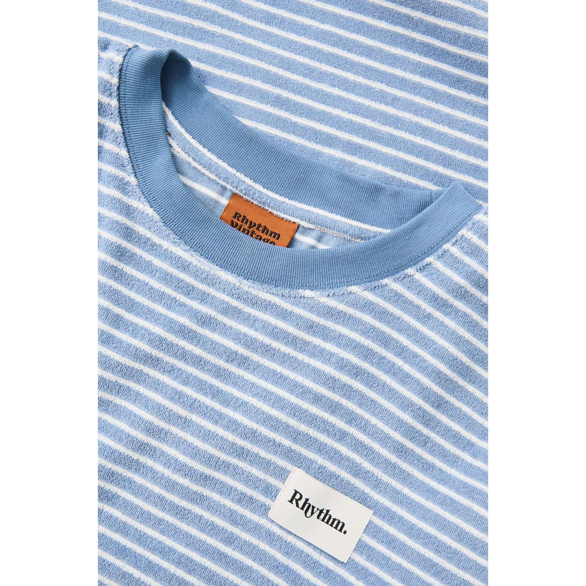 Rhythm Vintage Terry Stripe SS T-Shirt