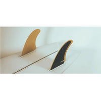 Futures En Fibreglass Twin Fin Set Slate / Ochre