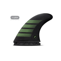 Futures F8 Alpha Thruster Fin Set - Carbon / Olive