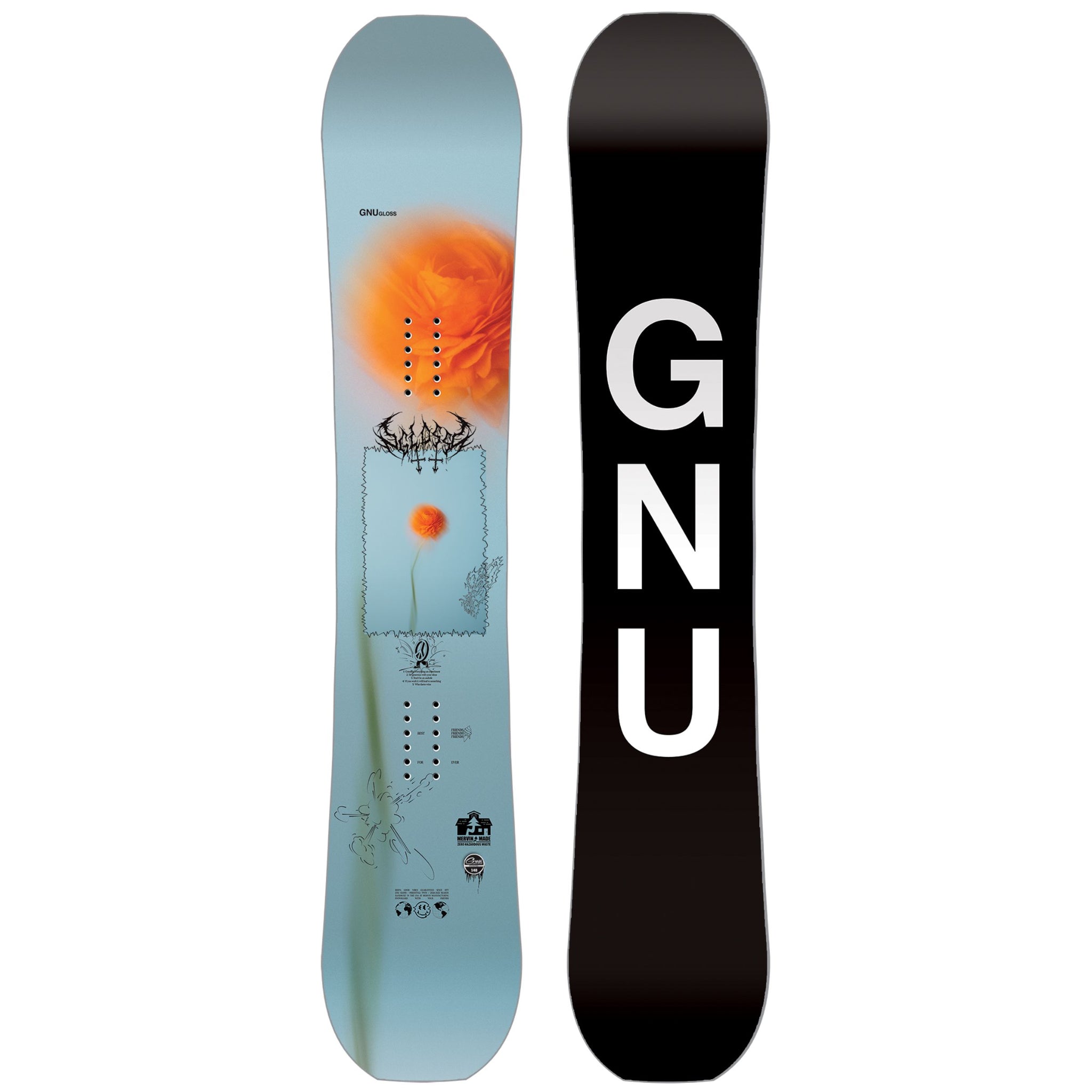 GNU Womens Gloss Snowboard - 2025