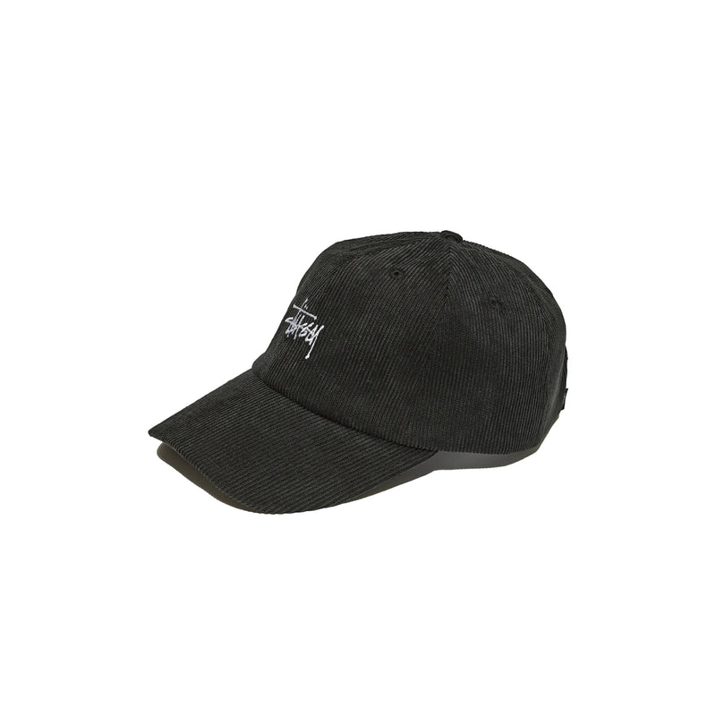 Stussy Graffiti Cord Low Pro Cap - Black