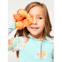 Roxy Girls Hawaiian Spirit LS Lycra Set