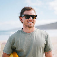 Otis Hurricane Sunglasses - Eco Havana Ray/Grey