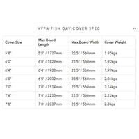 Ocean And Earth Hypa 1 Board Fish Day Surfboard Cover