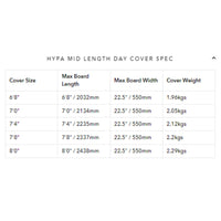 Ocean And Earth Hypa 1 Board Mid Length Day Surfboard Cover