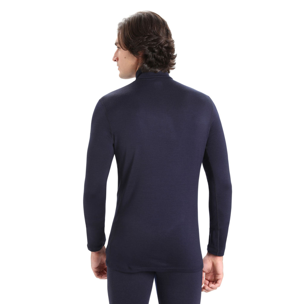 Icebreaker Mens 260 Tech Long Sleeve Half Zip Thermal Top - Midnight Navy