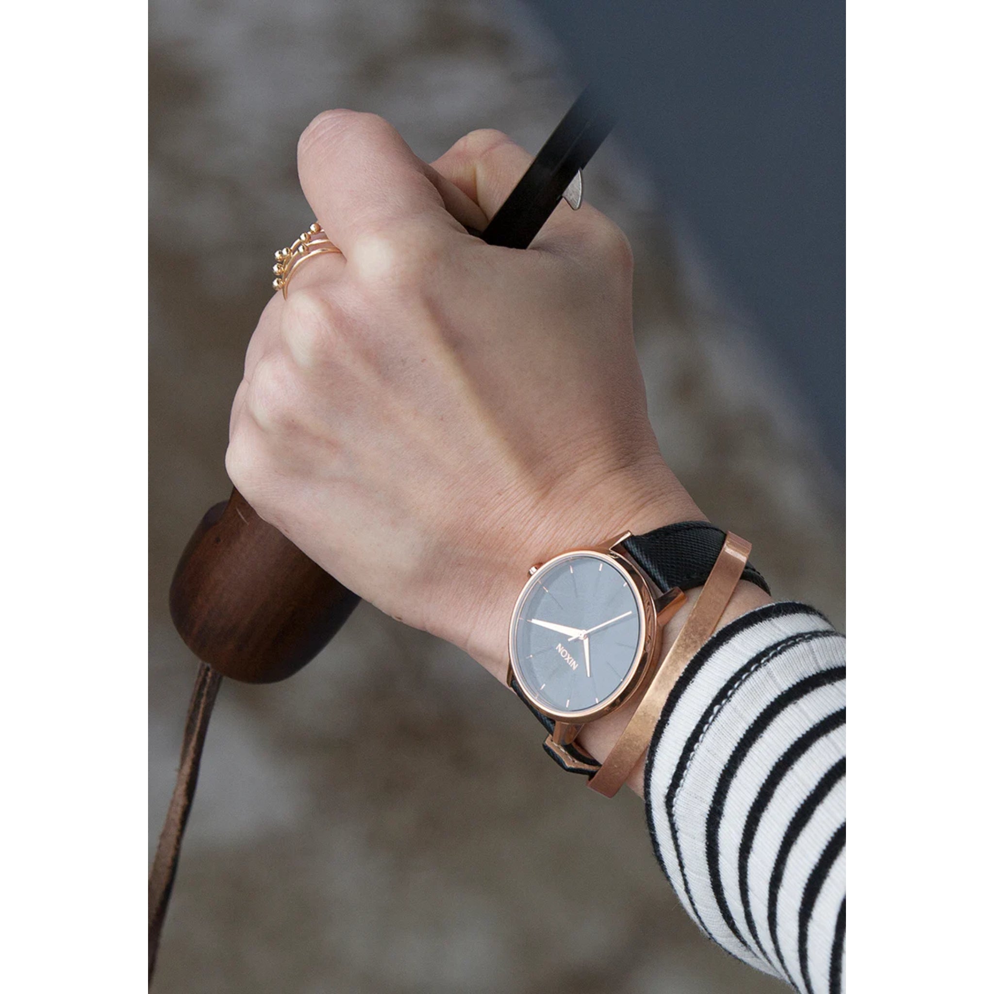 Nixon Kensingtion Leather Watch