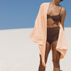 Layday Rover Beach Towel - Peach