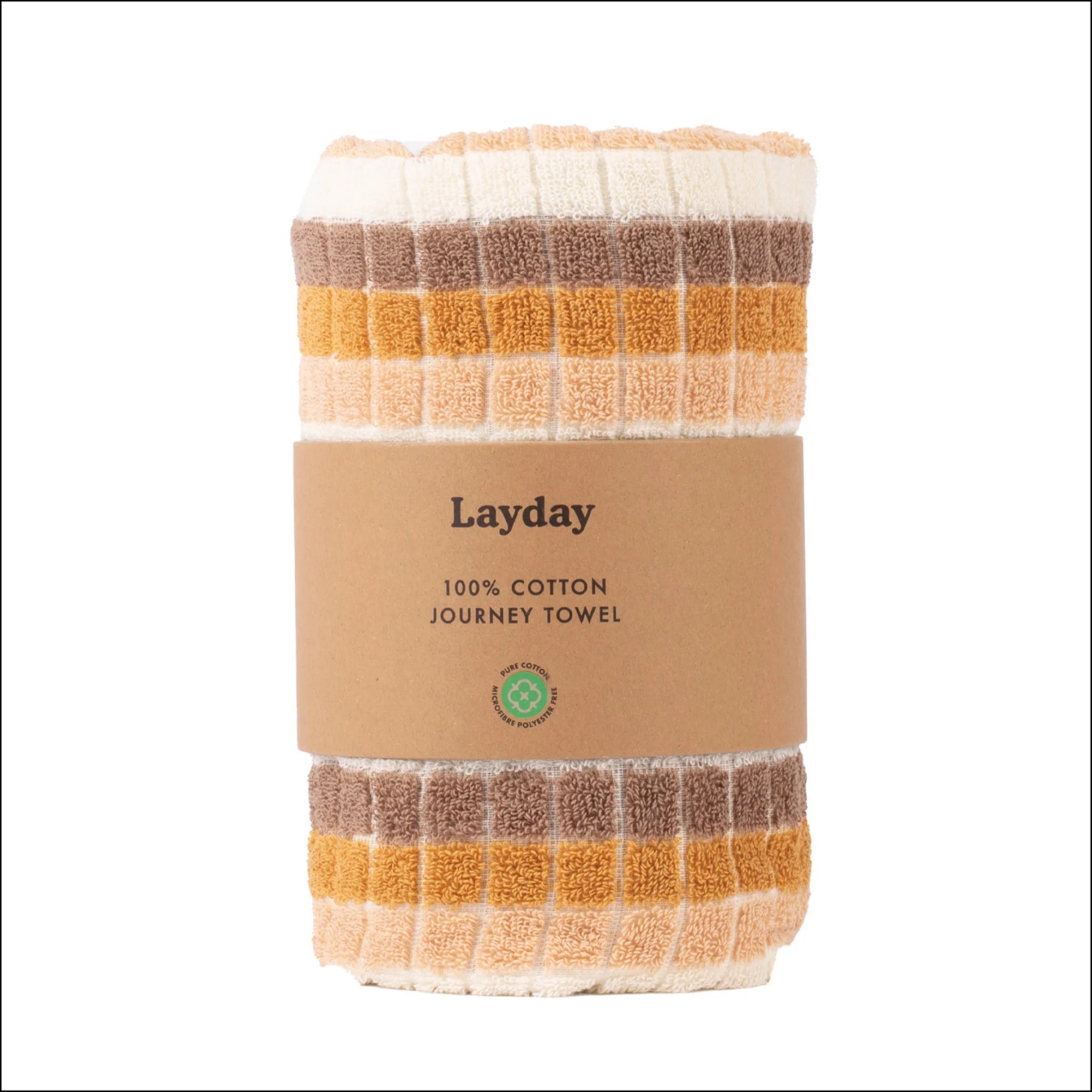 Layday Horizon Beach Towel - Honey