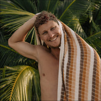 Layday Horizon Beach Towel - Honey