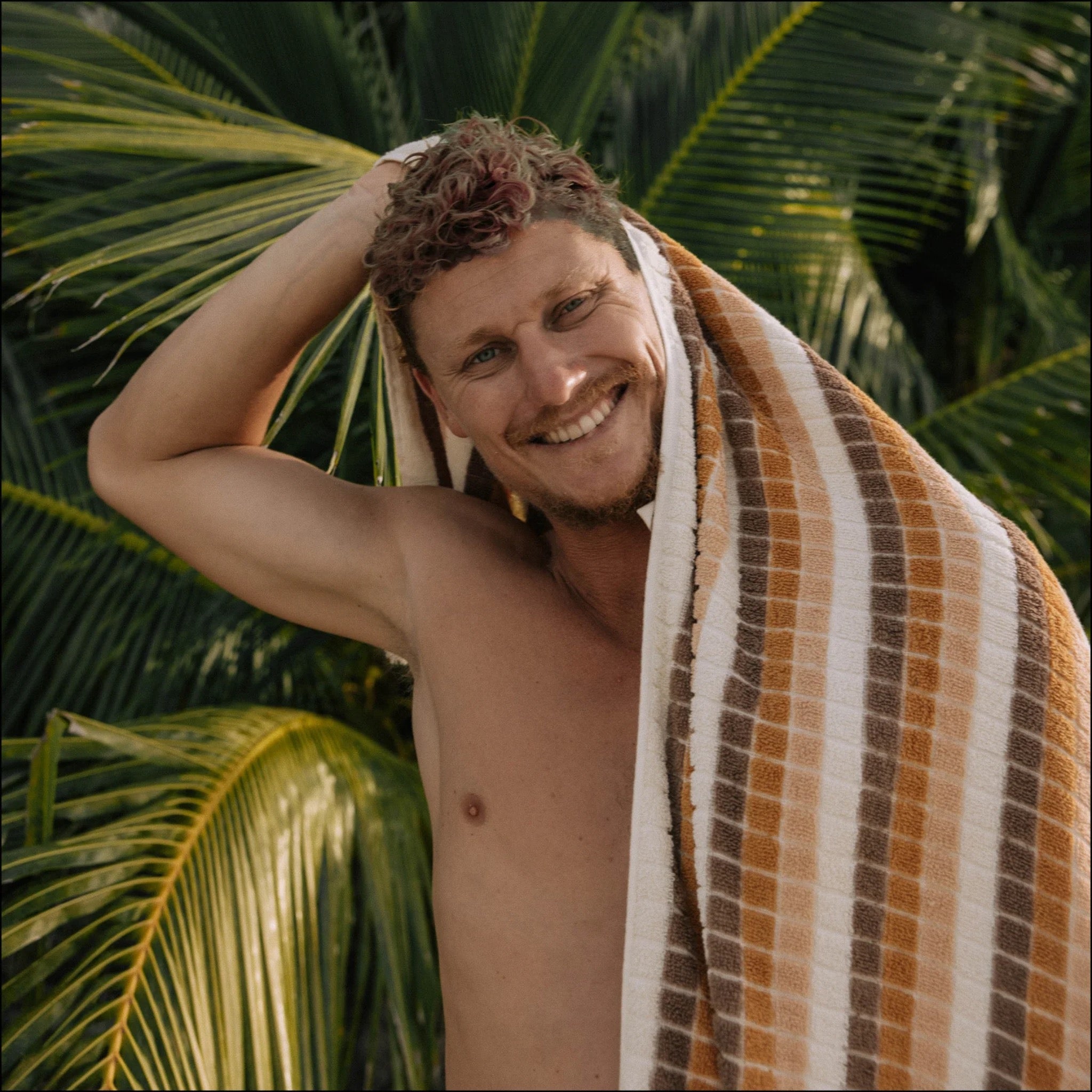 Layday Horizon Beach Towel - Honey