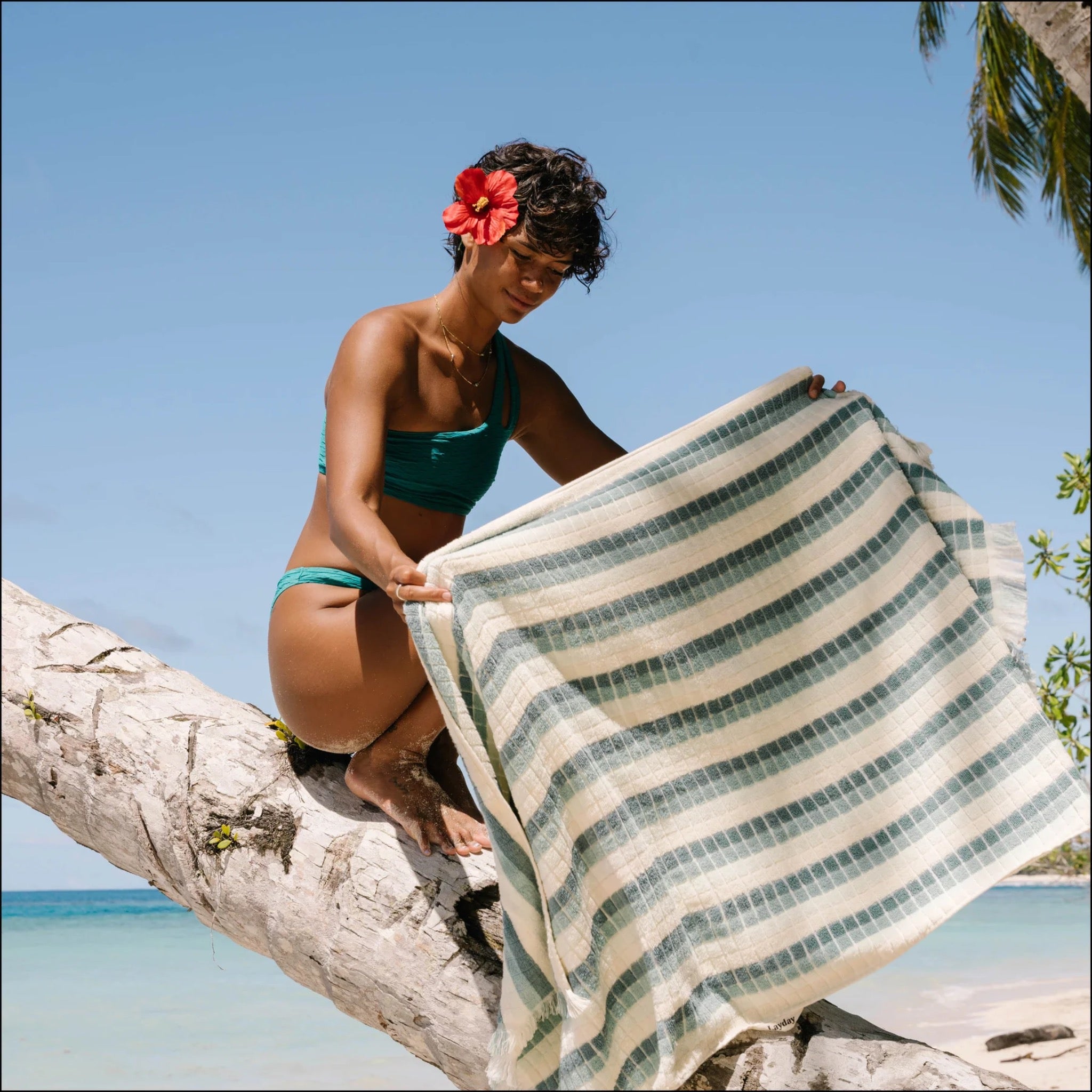 Layday Horizon Beach Towel - Marine