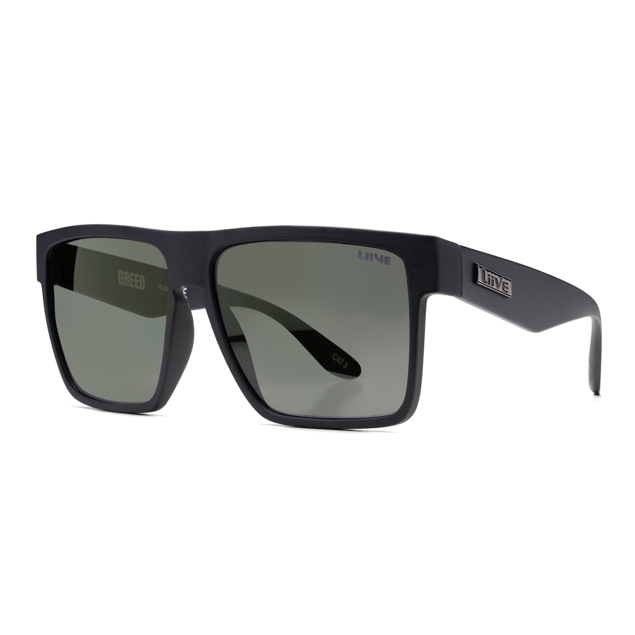 LIIVE Greed Sunglasses - Polar Matte Black