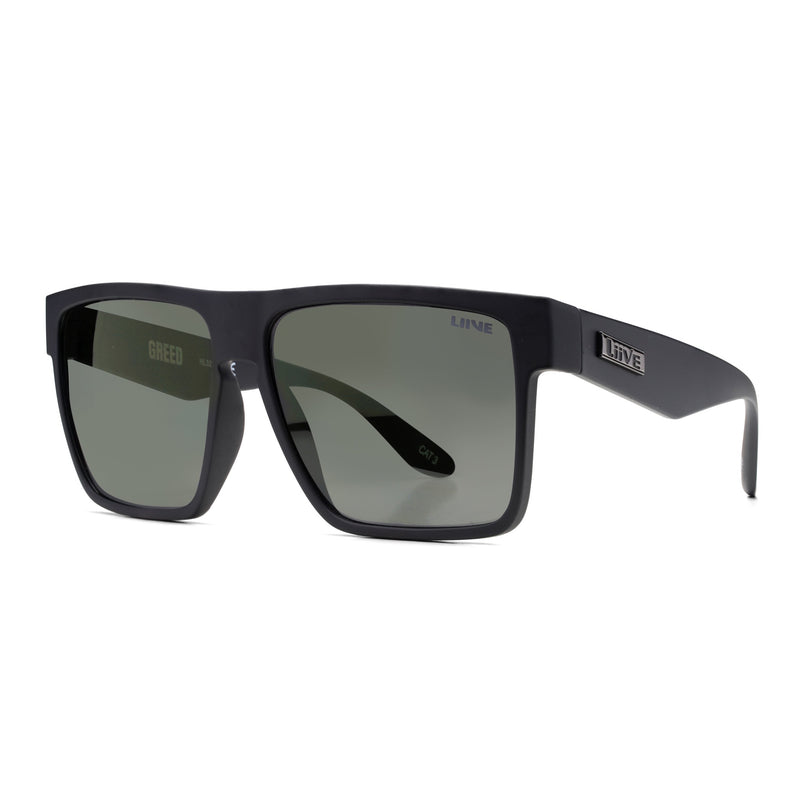 LIIVE Greed Sunglasses - Polar Matte Black