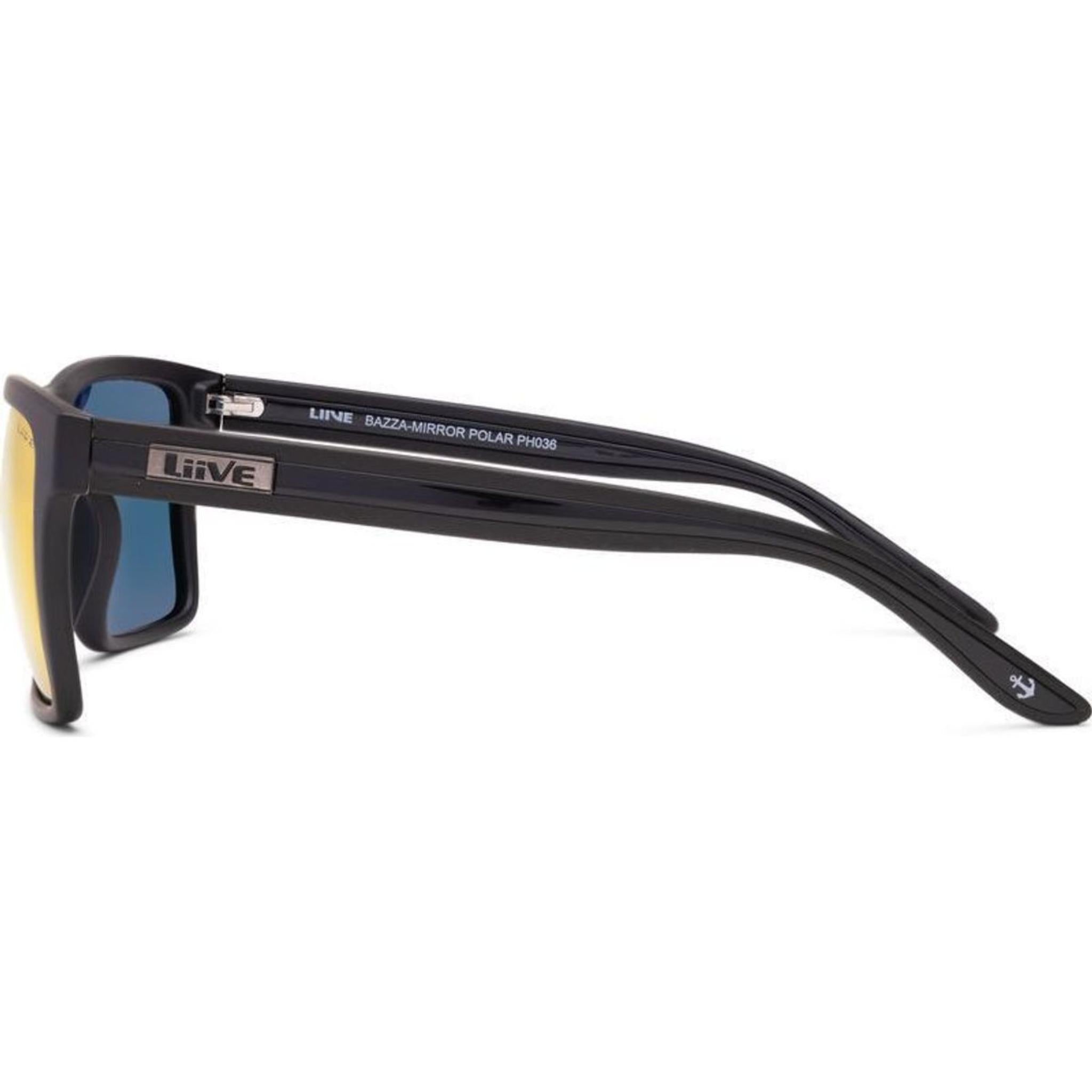 Liive Bazza - Red Mirrored Polarised Twin Blacks