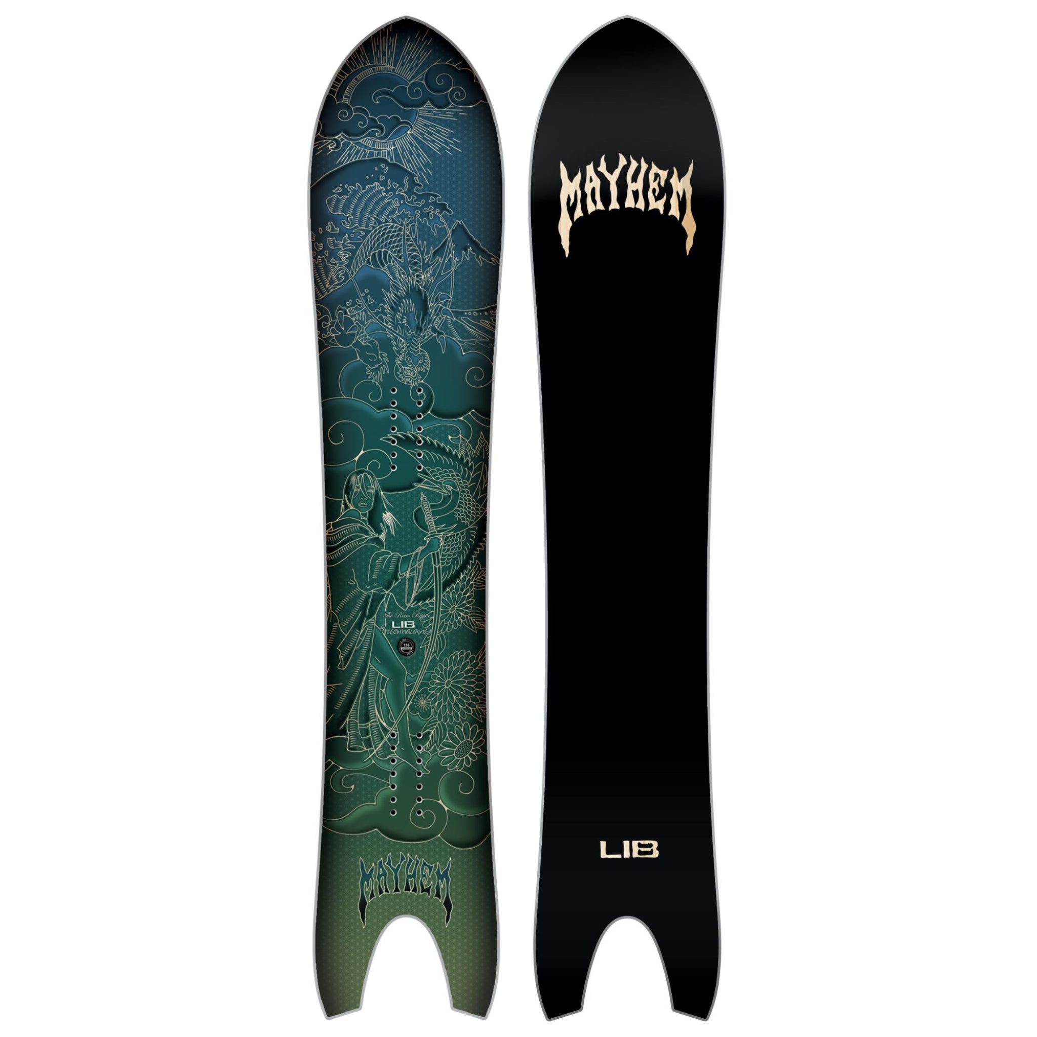 LIB TECH RETRO RIPPER 156㎝ Lib Tech Mayhem Retro Ripper Snowboard - 2025