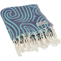 Sand Cloud Mint Swirl Turtle Beach Towel