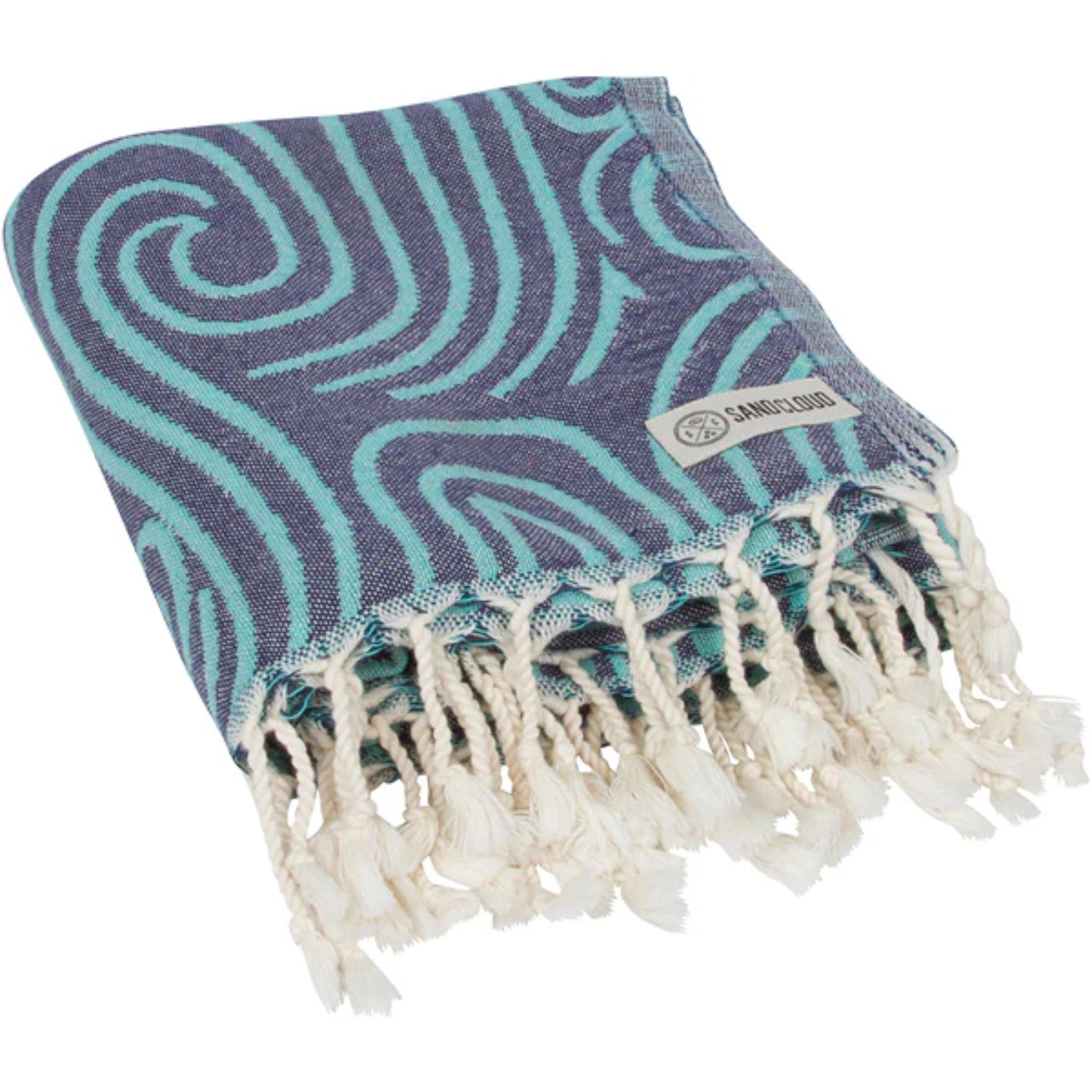 Sand Cloud Mint Swirl Turtle Beach Towel