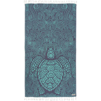Sand Cloud Mint Swirl Turtle Beach Towel